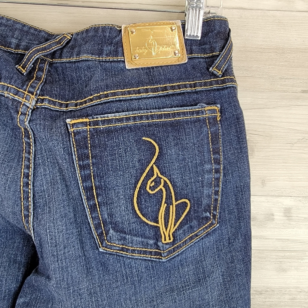 Y2K Baby Phat Authentic Flare Leg Jeans Women's Size 9 USA Made - Picture 6 of 16
